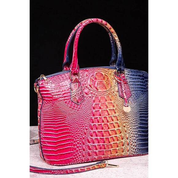 Gradient PU Leather Handbag - Picture 3 of 15